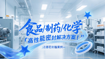 泛塞密封圈：食品、制藥和化學工業(yè)中的高性能密封解決方案！?